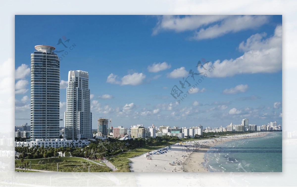 美国迈阿密繁华城市