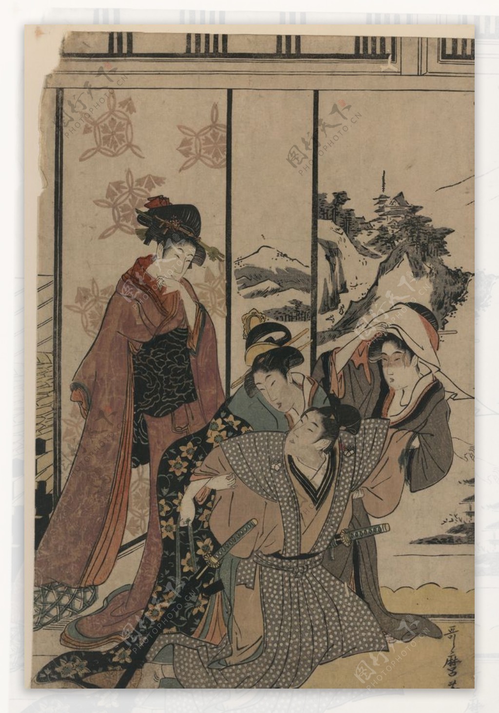 喜多川歌麿浮世绘作品