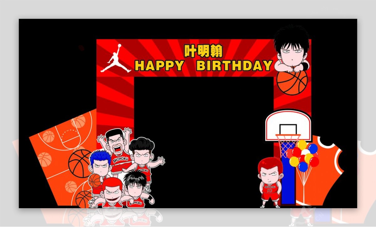 篮球主题生日会