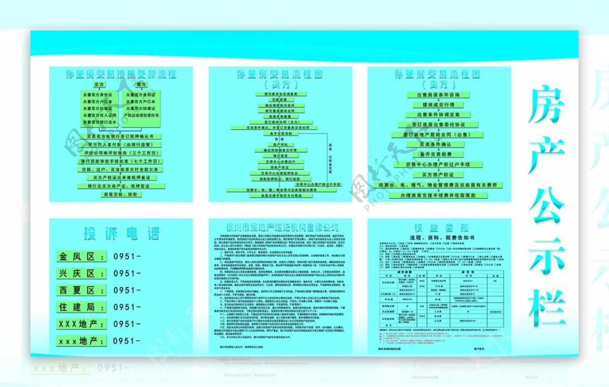 房产公示栏