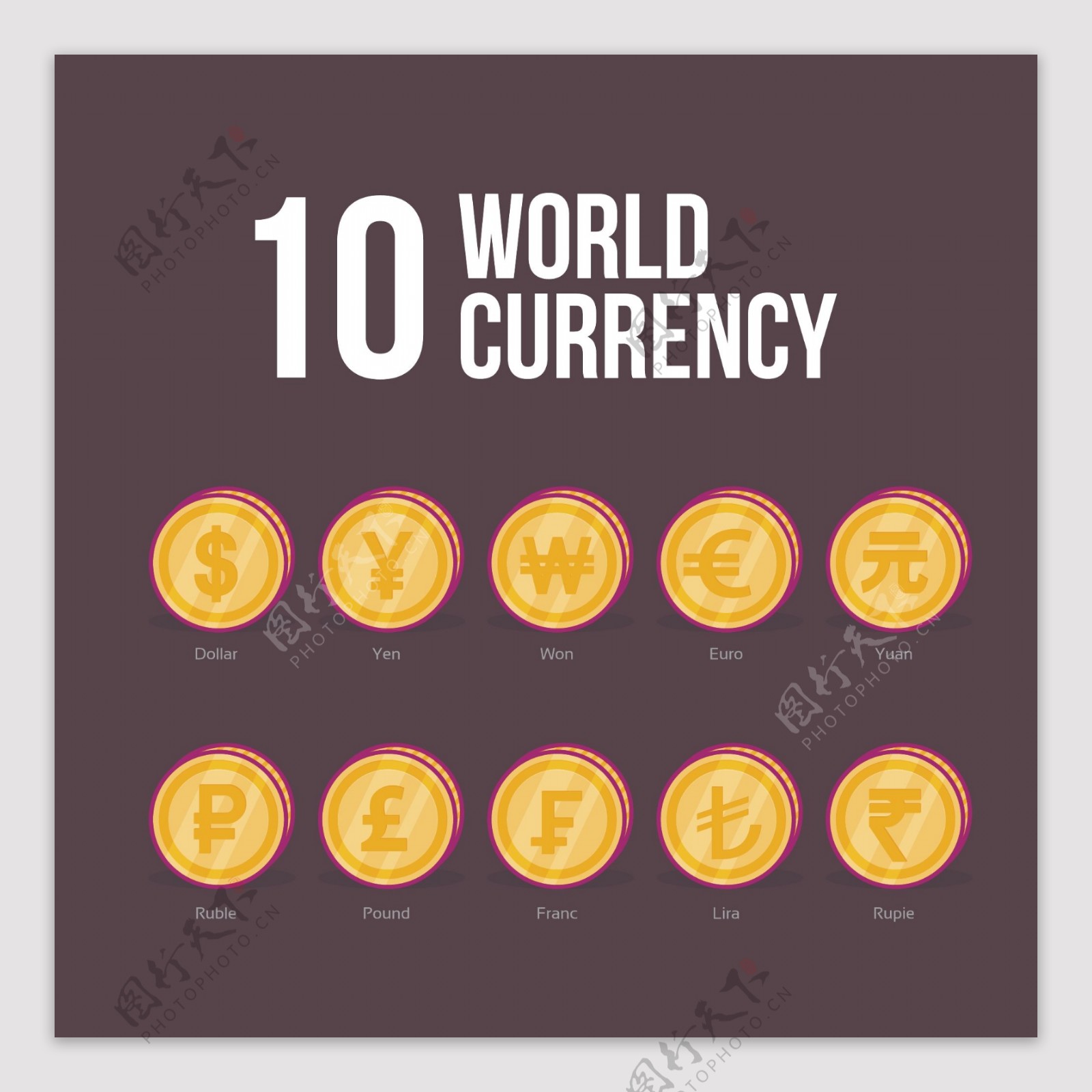世界货币图片素材-编号28495713-图行天下