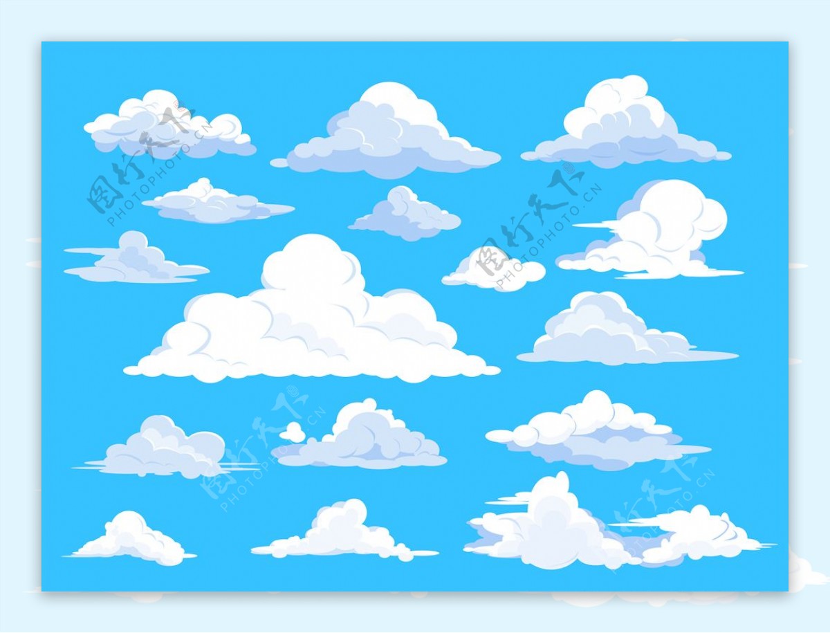 云朵笔刷素材集 - 优动漫-动漫创作支援平台 | 优动漫PAINT绘画软件