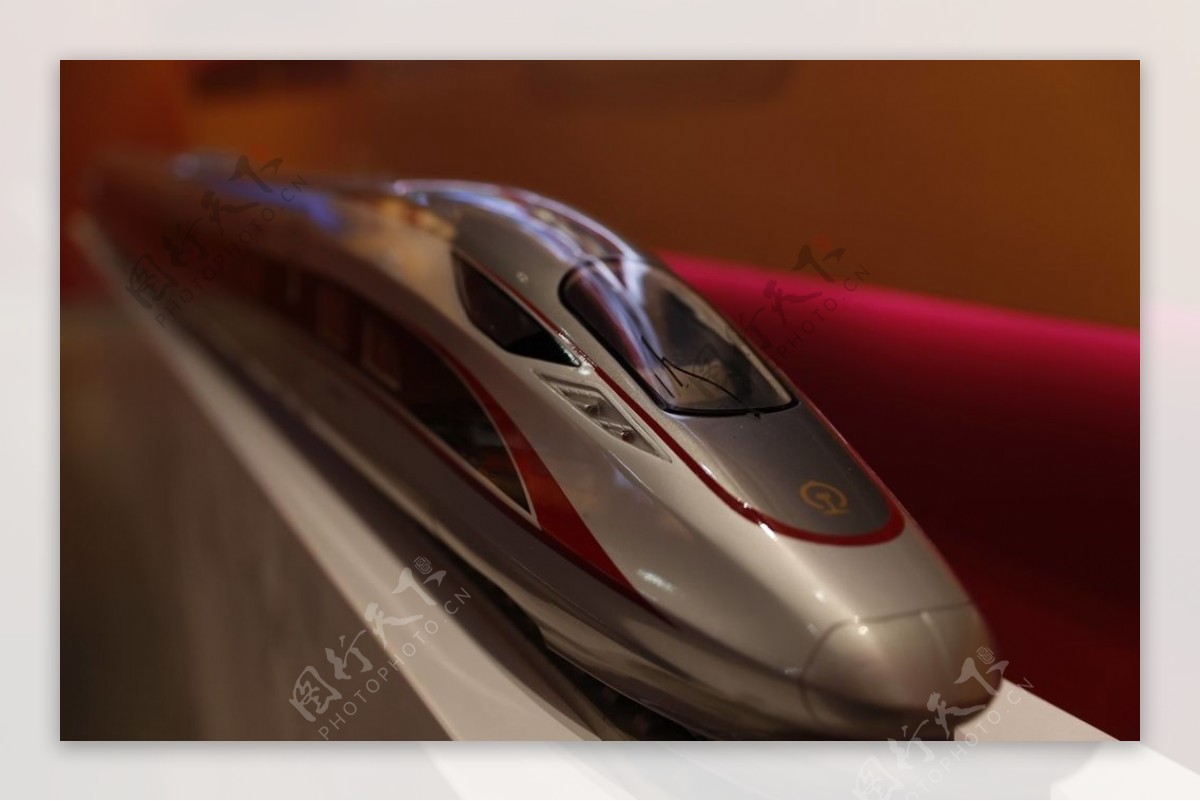 高清复兴号高速列车模型