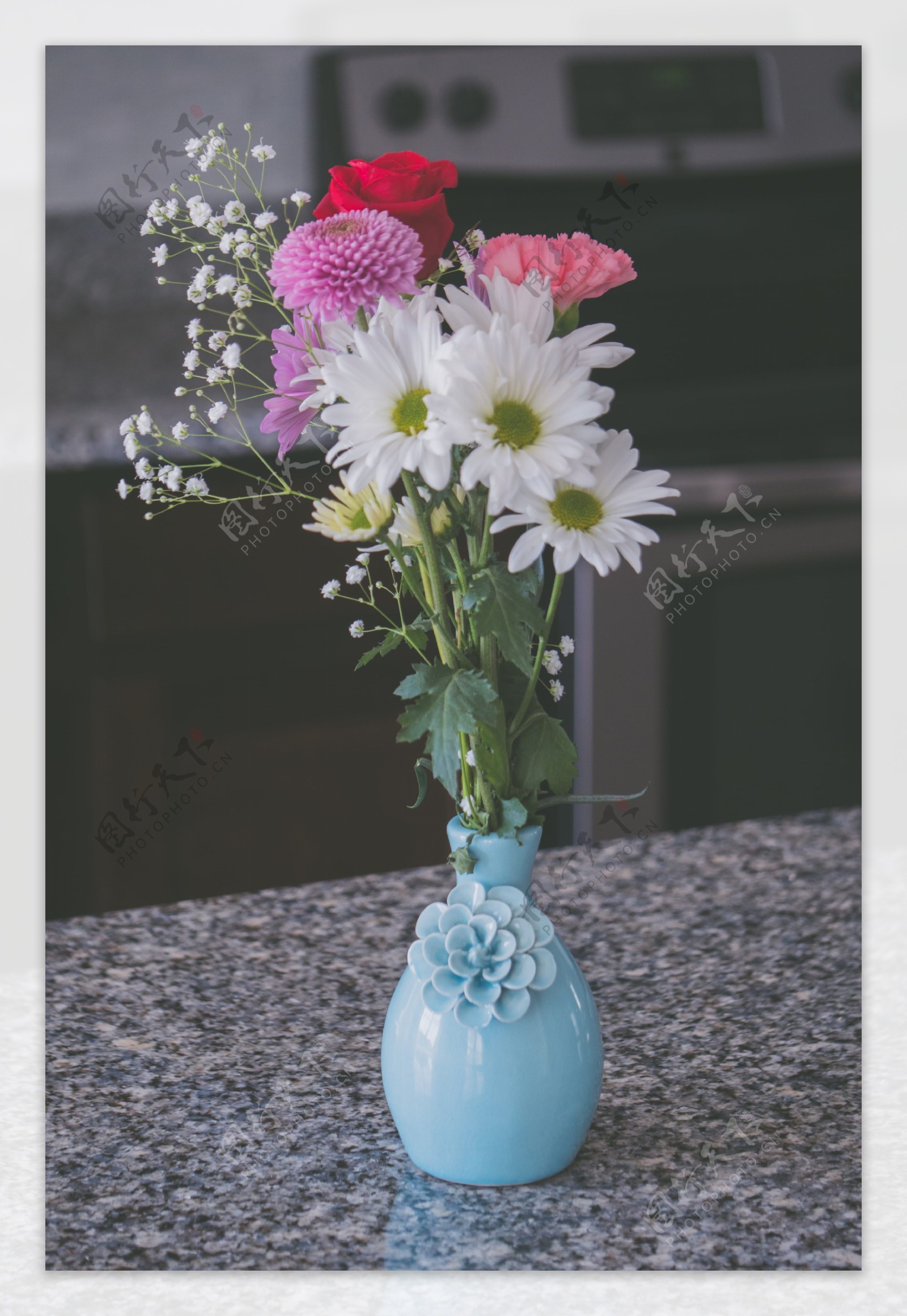 花瓶里的鲜花