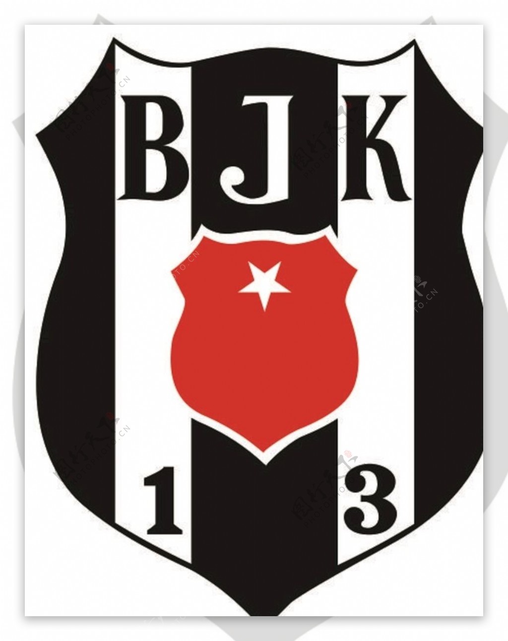 BJK1903盾牌标队标