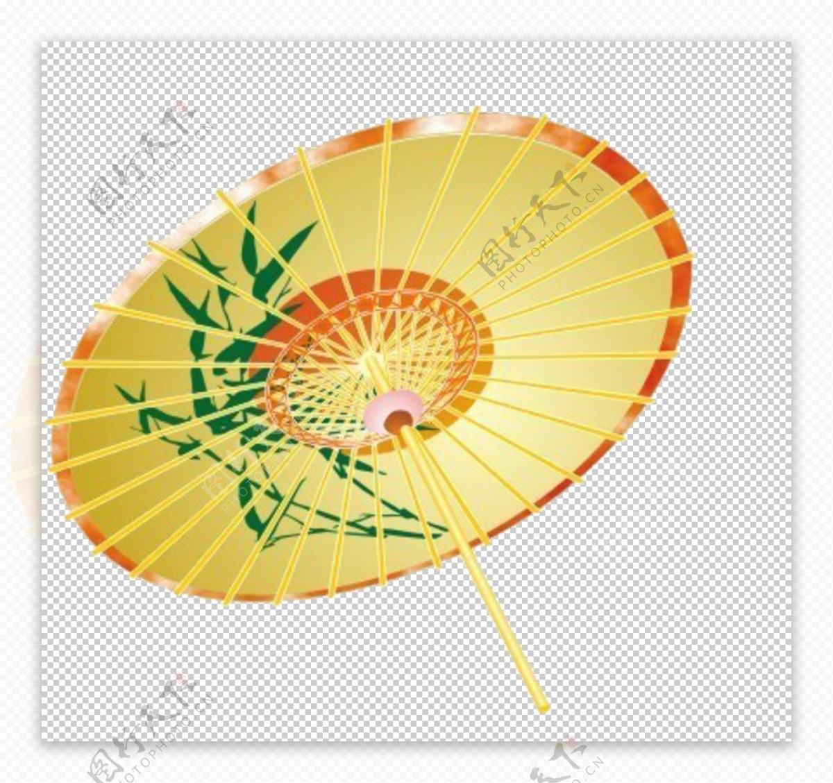 金色雨伞