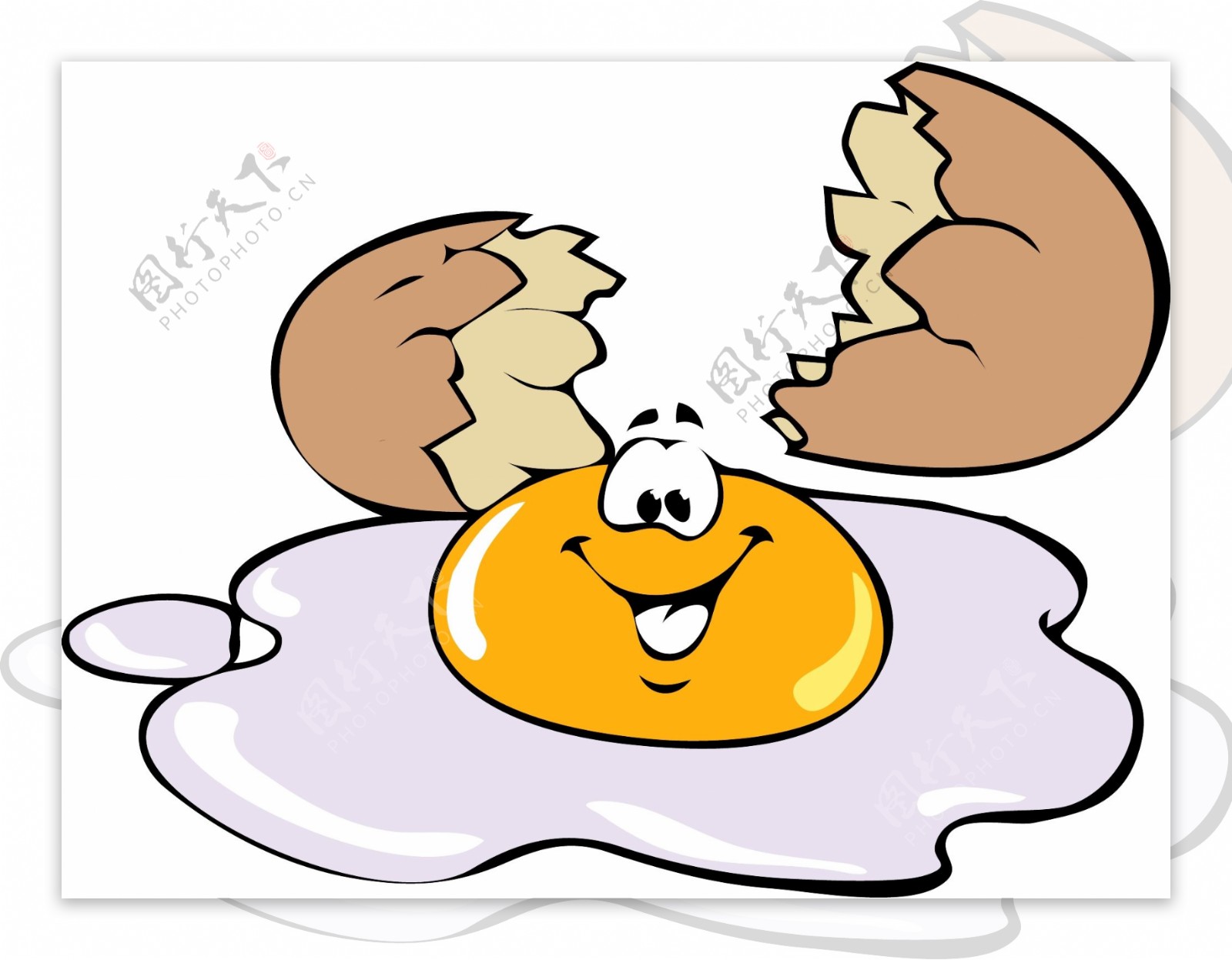 鸡蛋卡通图