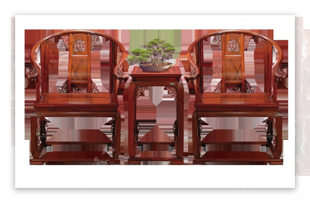 红木圈椅皇宫椅红木家具
