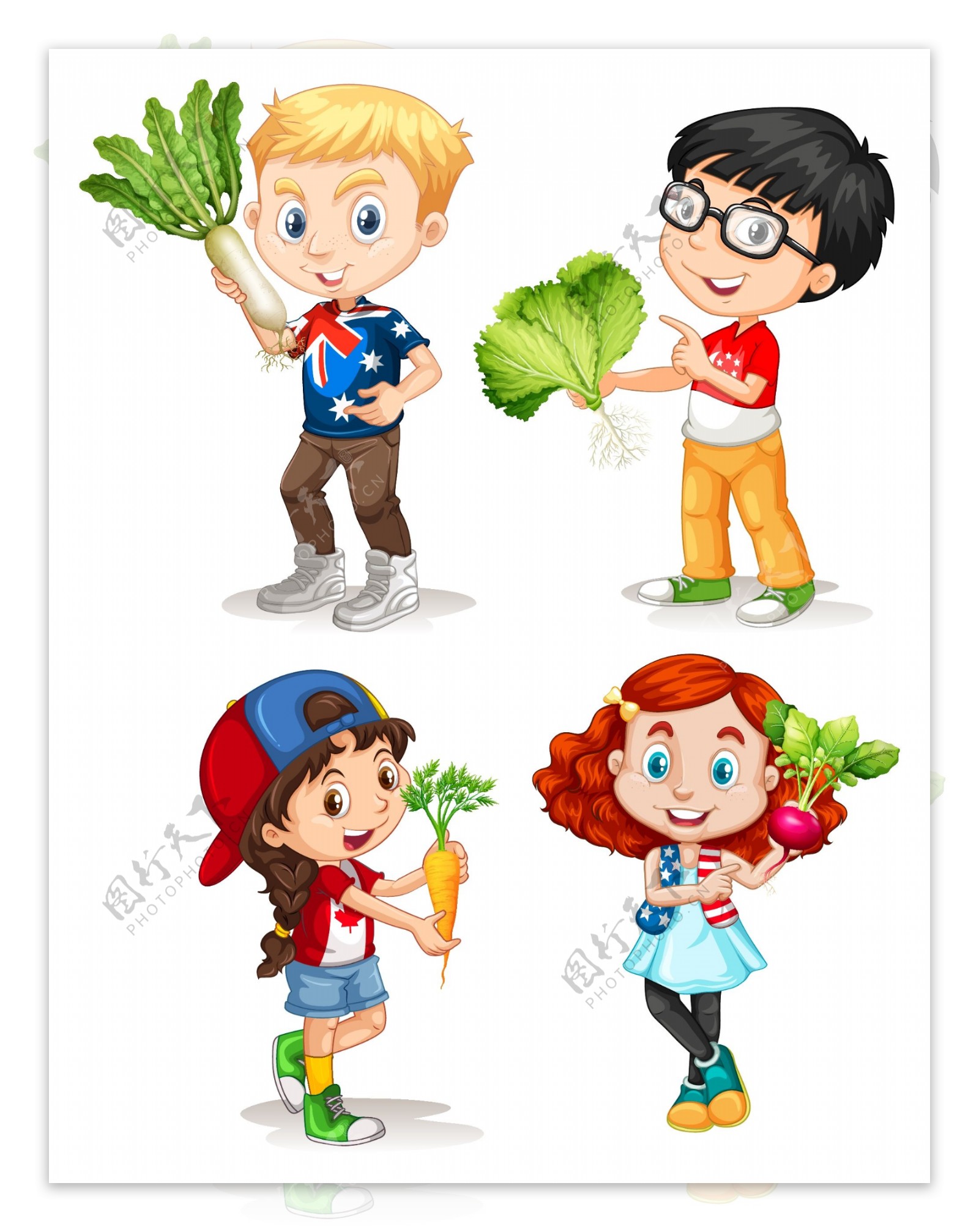 果蔬和儿童
