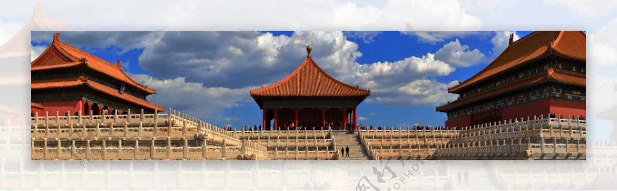 北京故宫宽景照片