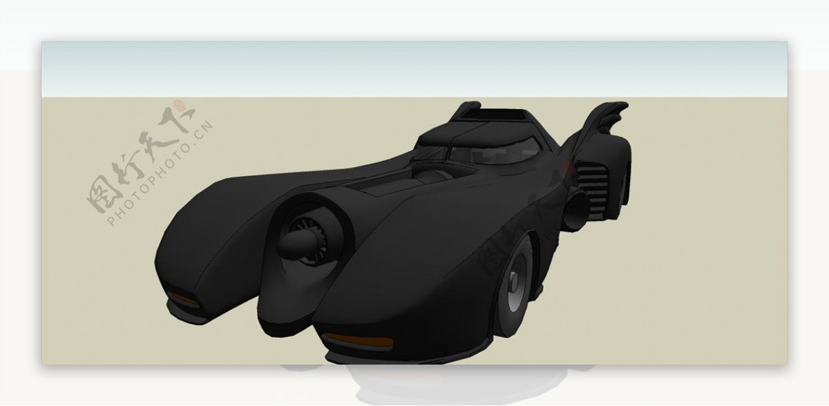 蝙蝠侠的车模型
