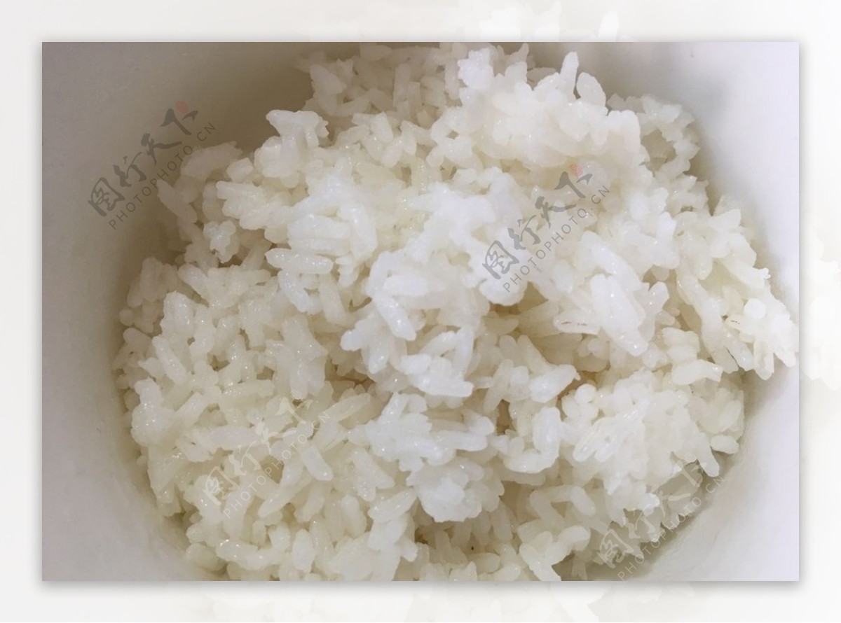 白米饭蒸饭大米饭