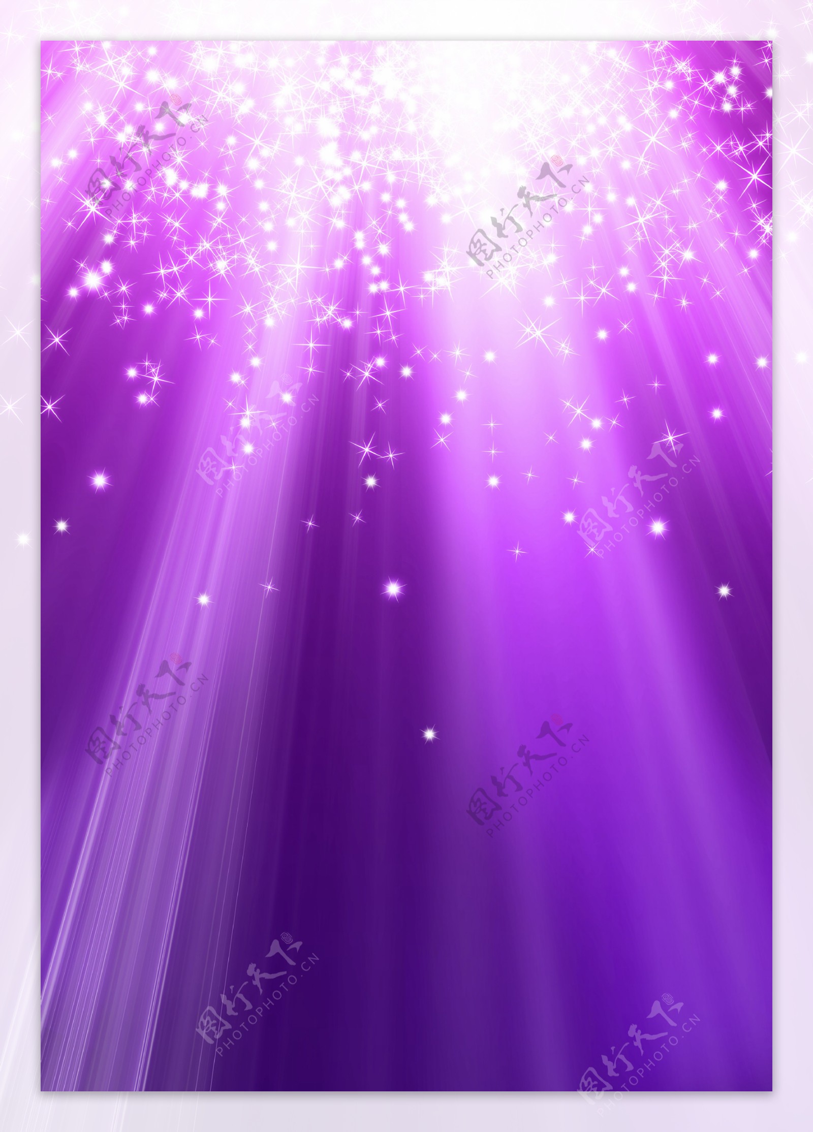 浪温紫色光束光照背景