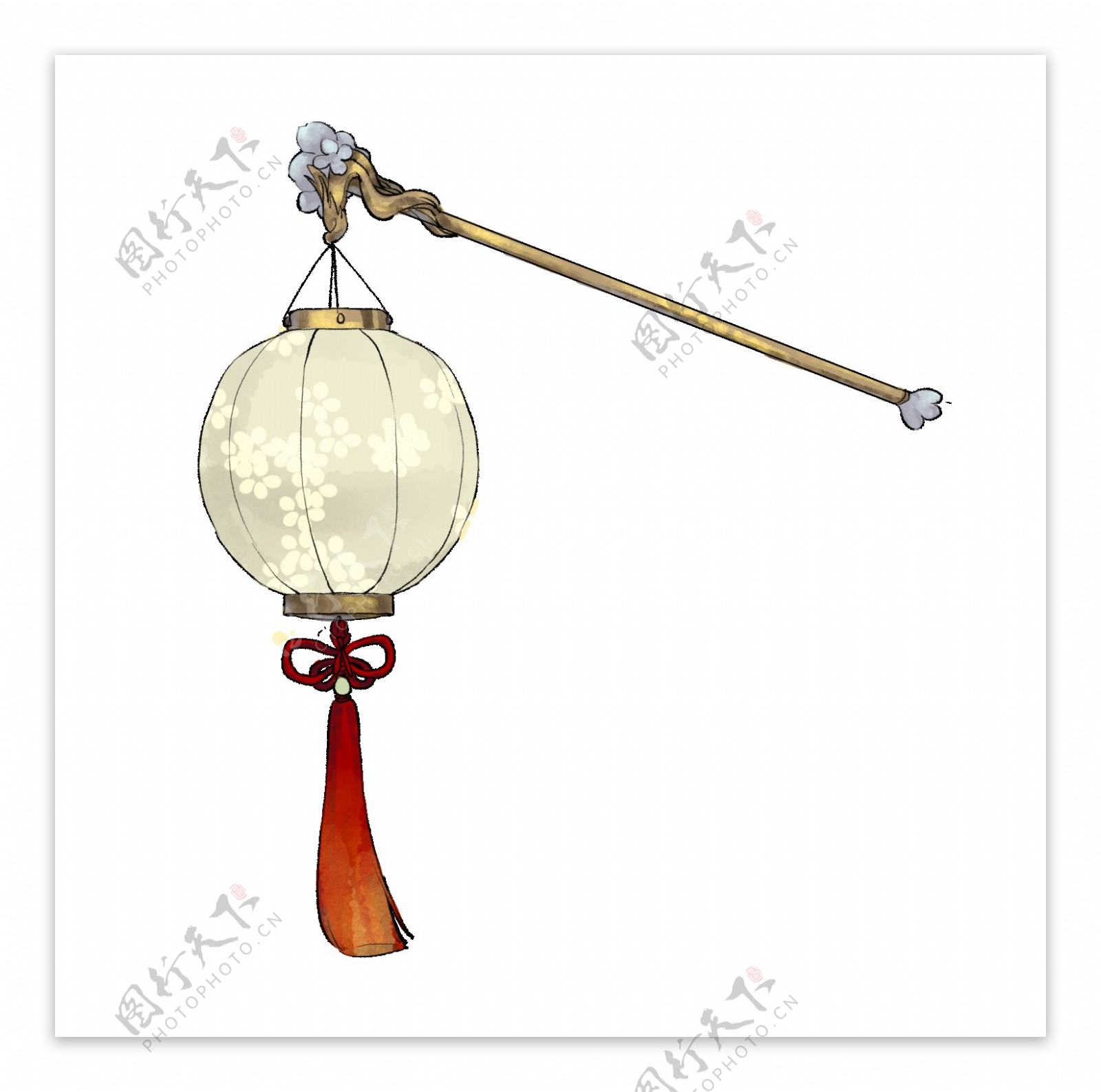 宫灯传统古风装饰海报素材
