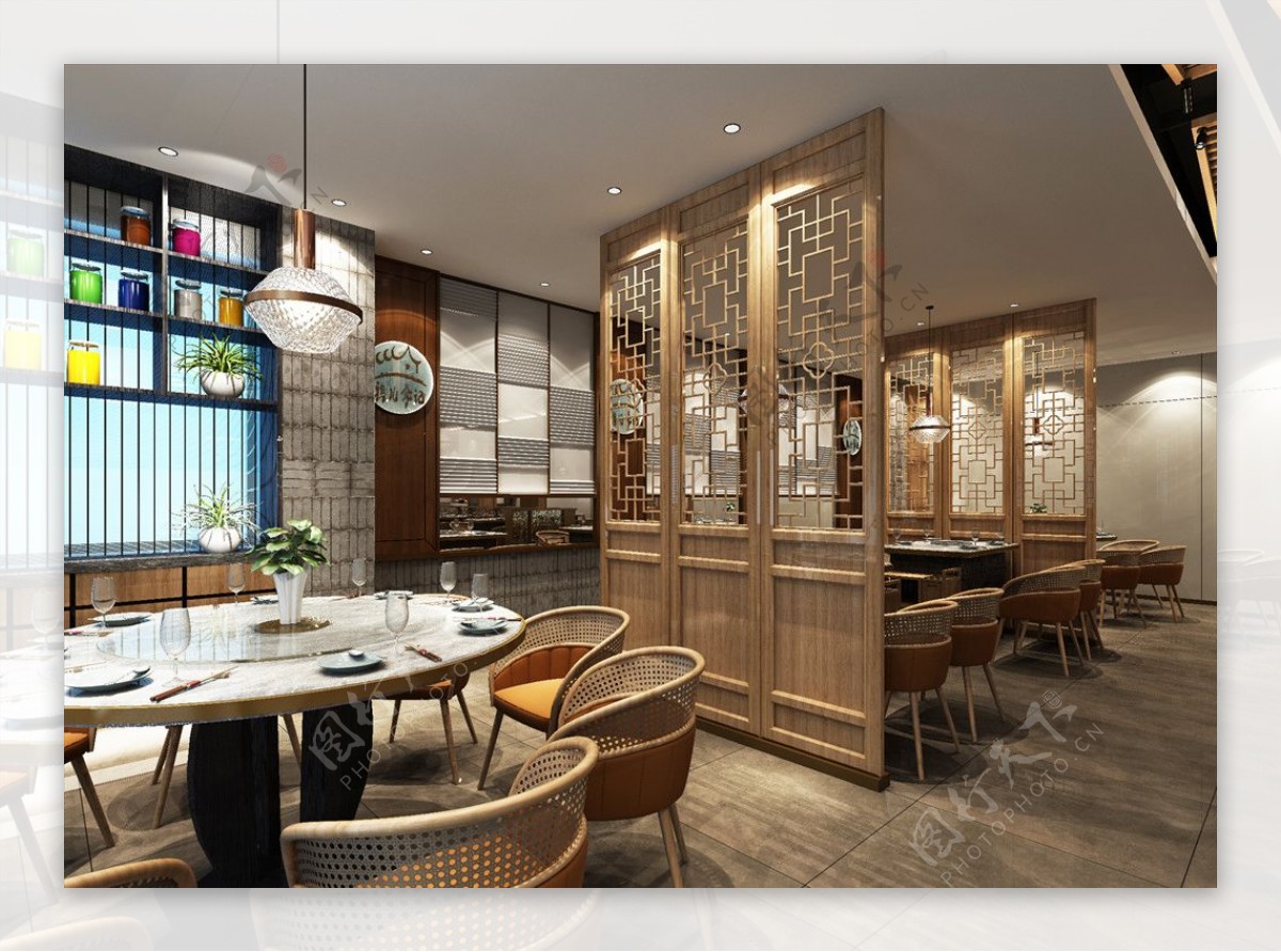 新中式餐饮空间设计