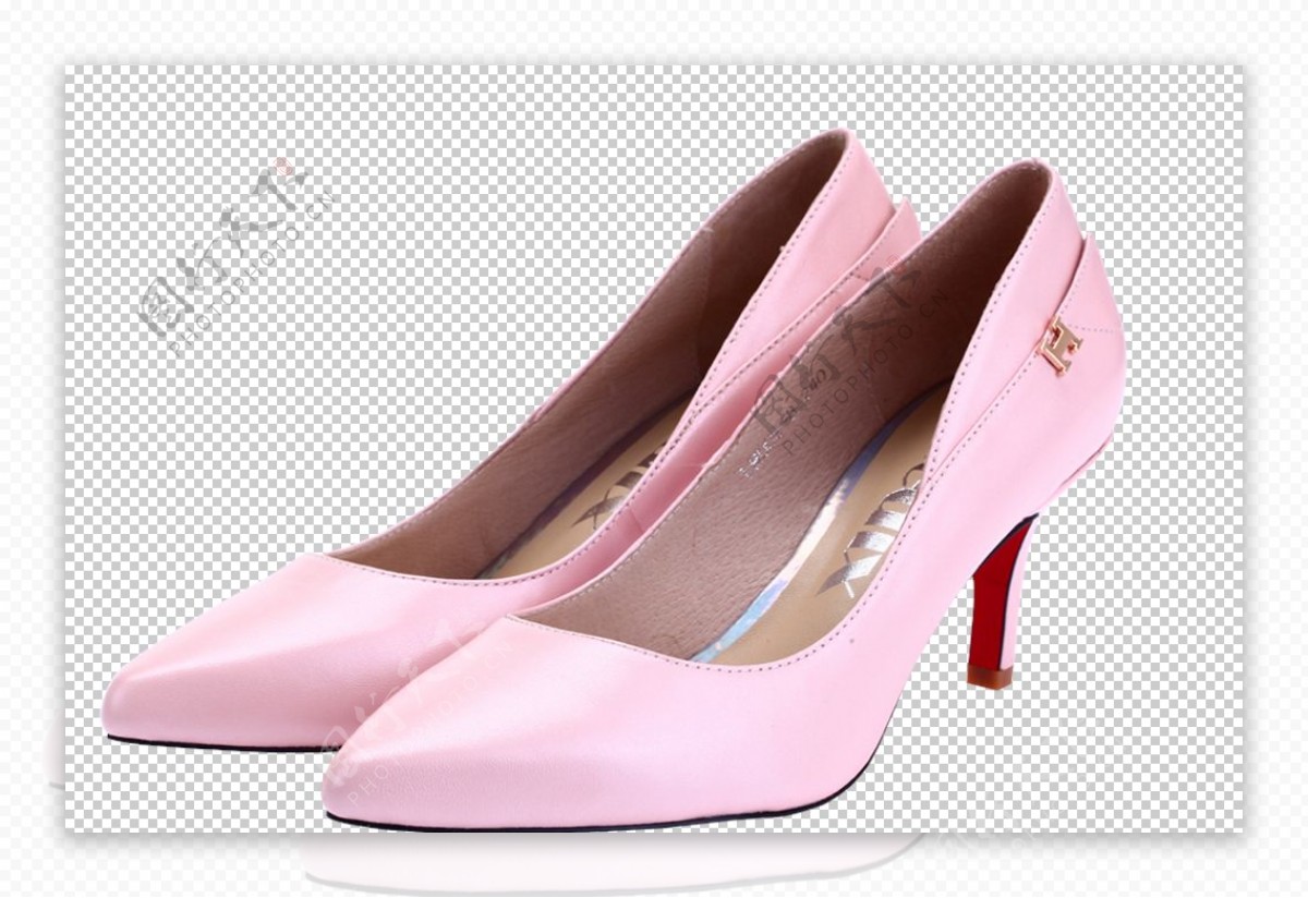 高跟鞋女性粉色海报背景素材