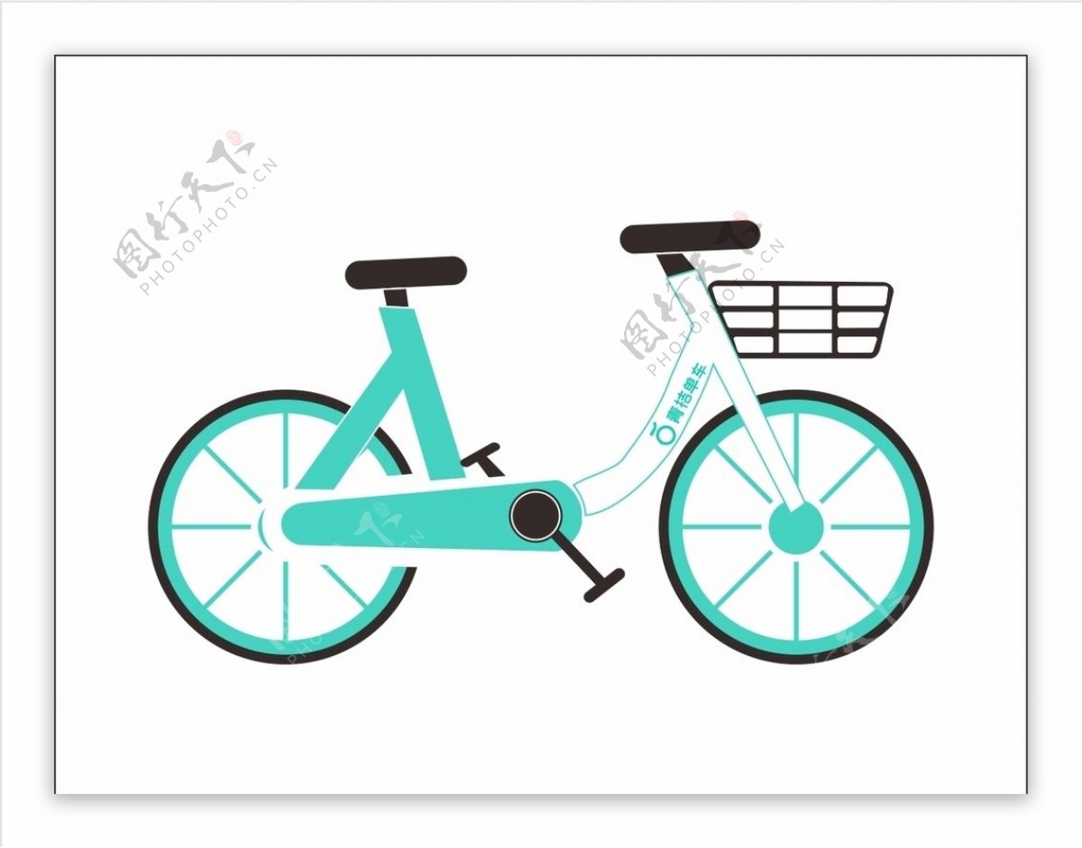 自行车共享单车青桔单车
