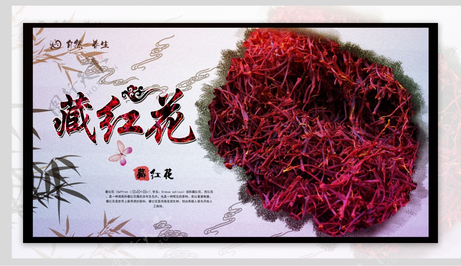 藏红花海报