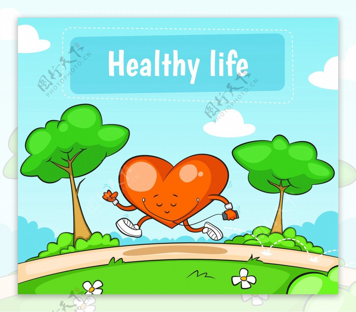 健康生活方式和不健康生活方式横幅插画图片素材_ID:165179842-Veer图库