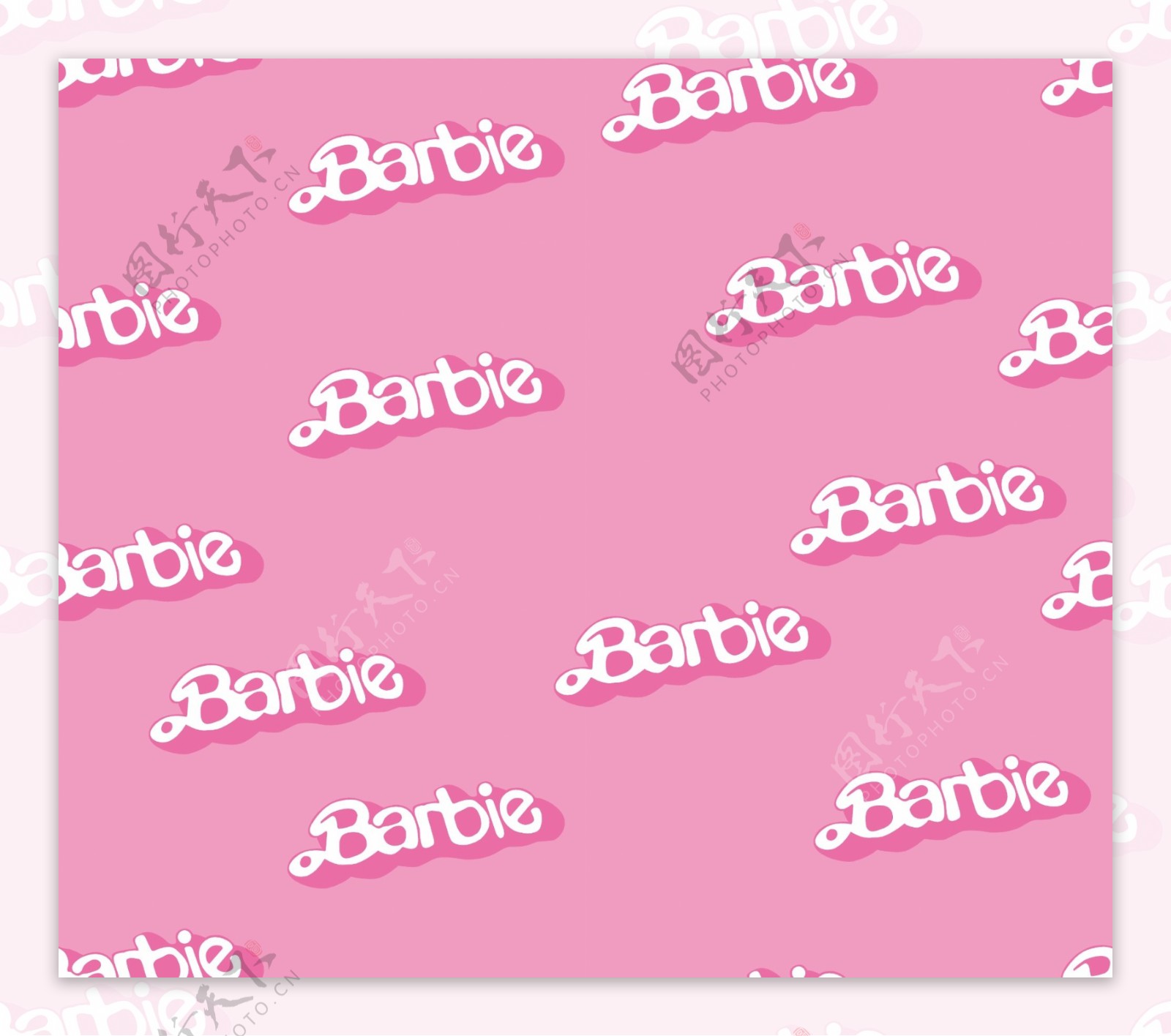 字母印花barbie