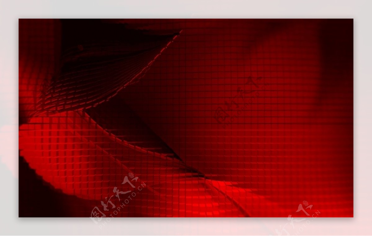红色科技方块背景图片