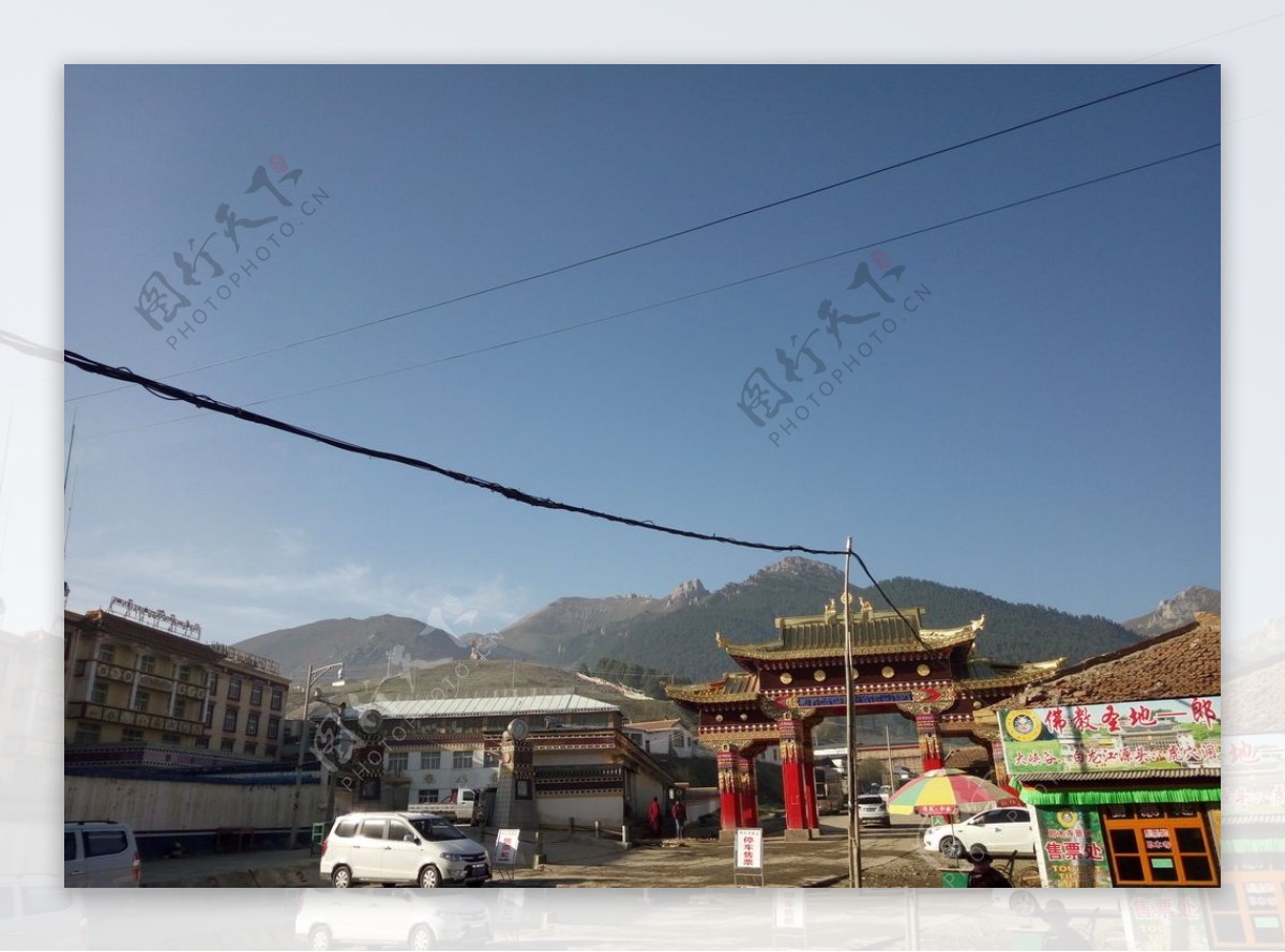 藏区风景图片