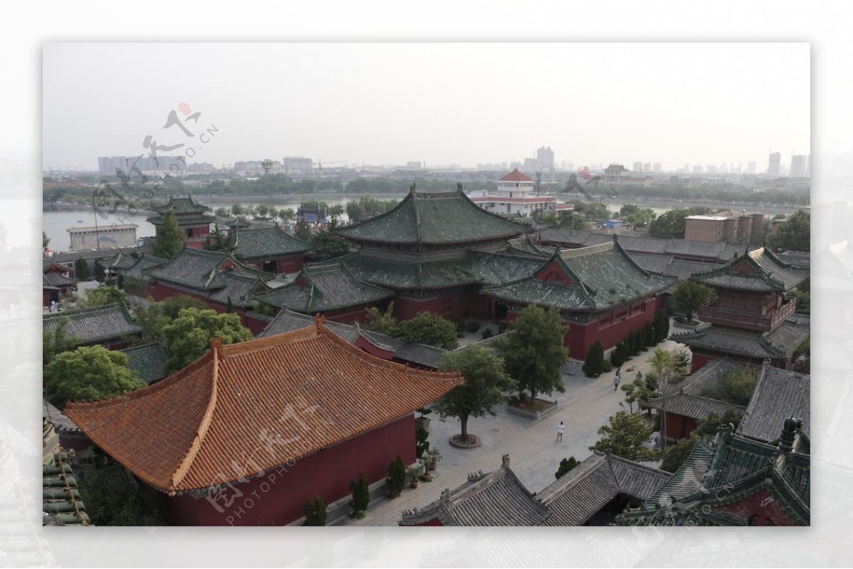 河南开封旅游旅行背景海报素材图片