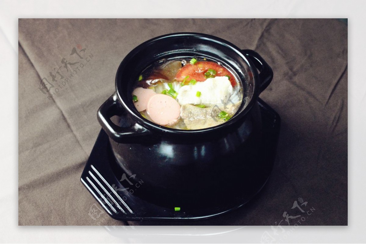 煲汤美食食材背景海报素材图片