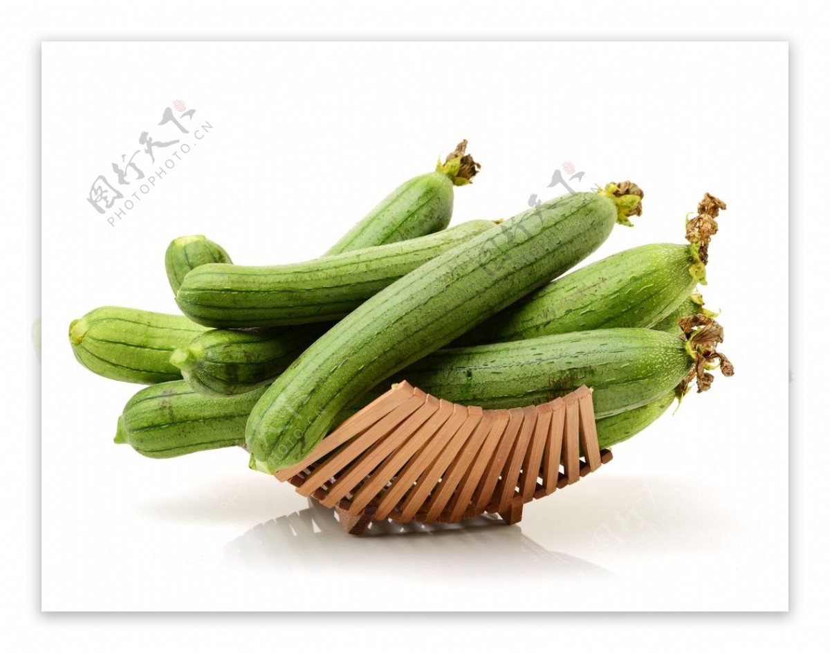 丝瓜蔬菜食材背景海报素材图片
