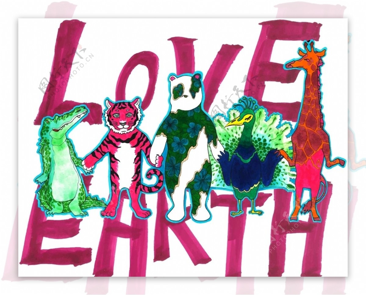 LOVEEAKTH卡通动物图片