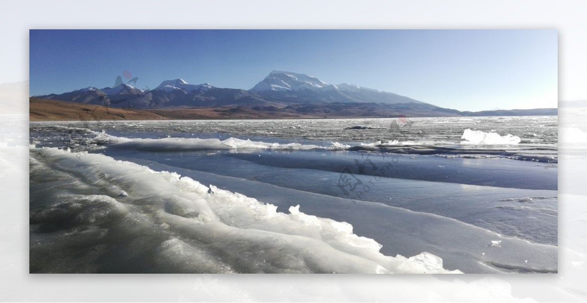 冰川湖泊雪山风光图片
