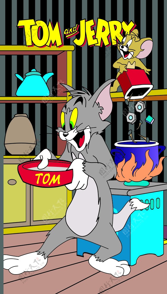 猫和老鼠汤姆老鼠图片