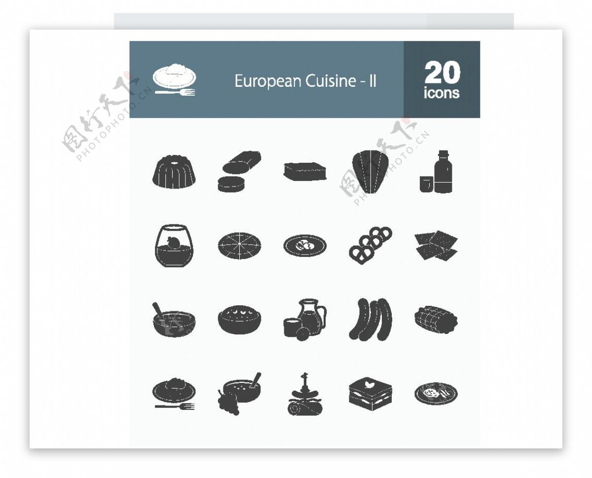 欧洲菜图标图片