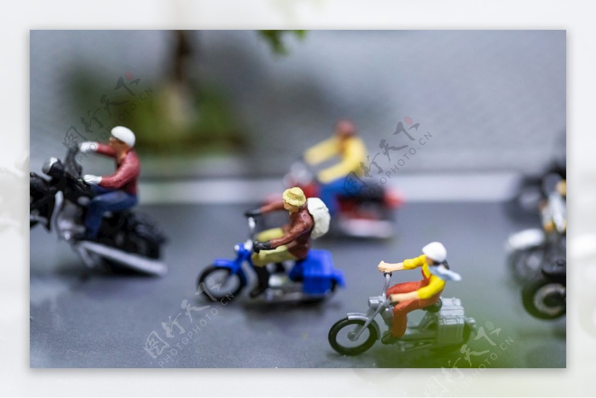 自行车人物模型背景海报素材图片