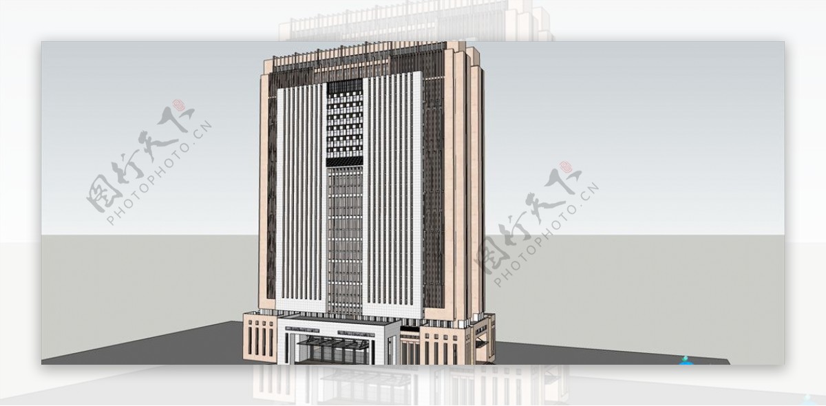 SU办公行政大楼模型图片
