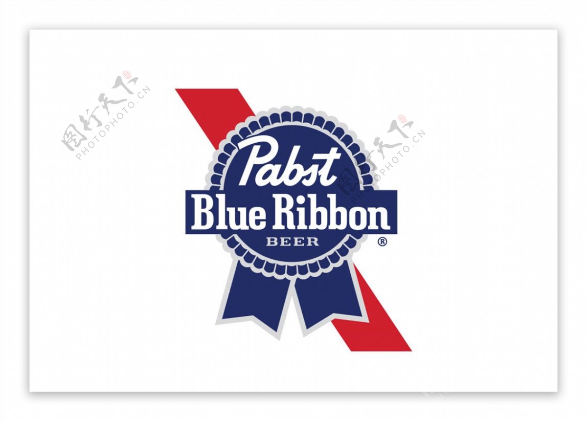 蓝带啤酒logo图片
