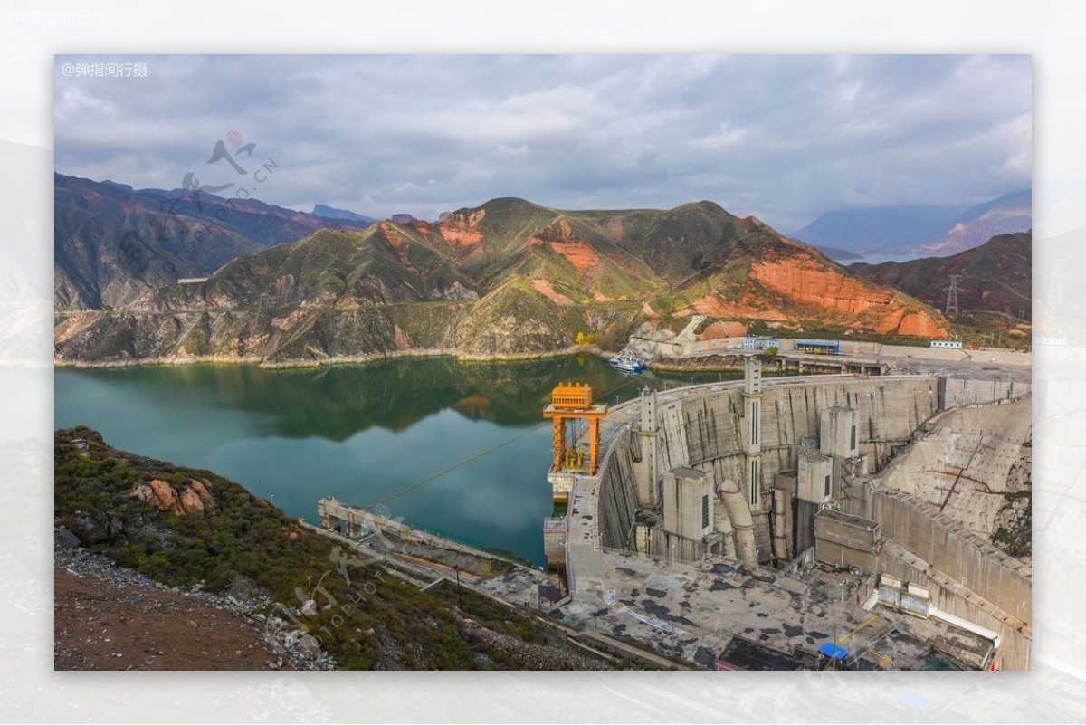 黄河最大的水电站图片