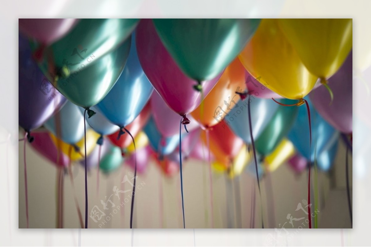 生日气球颜色图片
