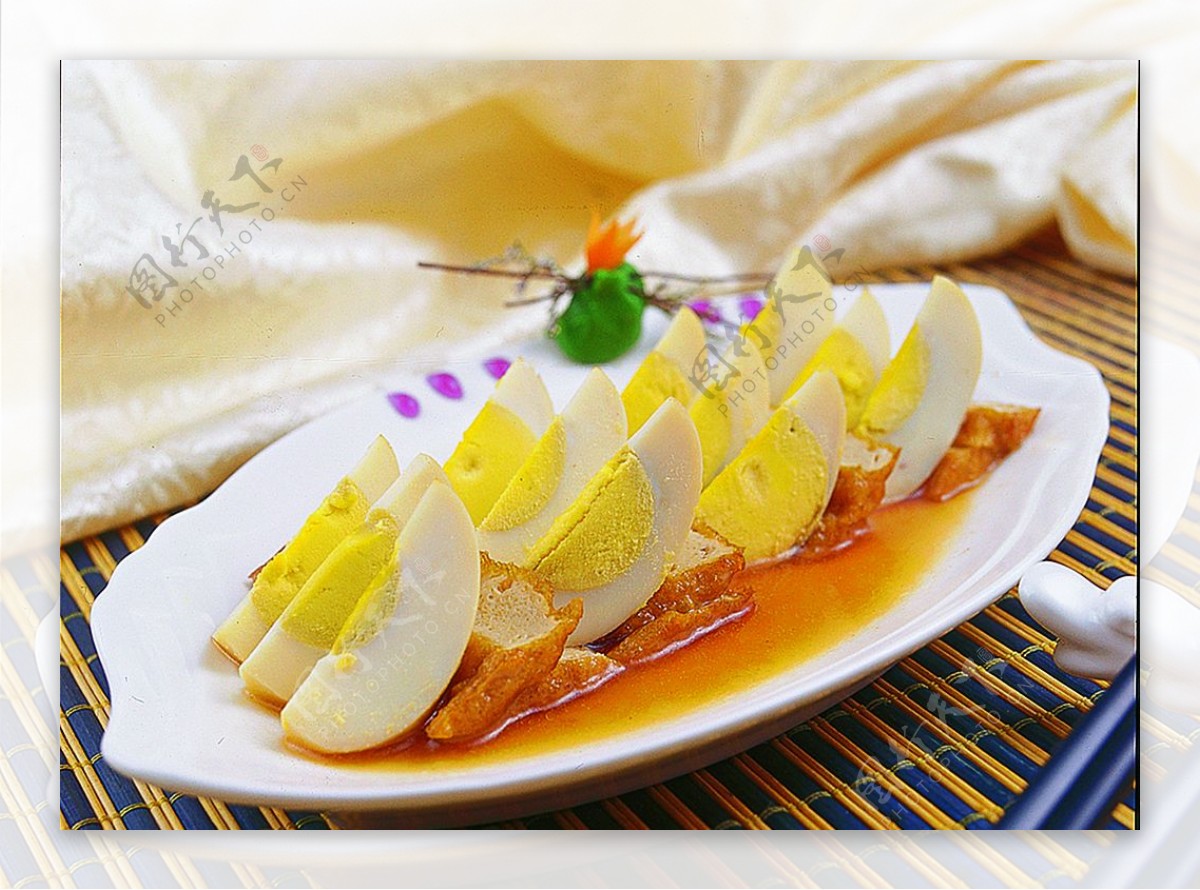 豫菜卤水鸡蛋拼豆腐图片