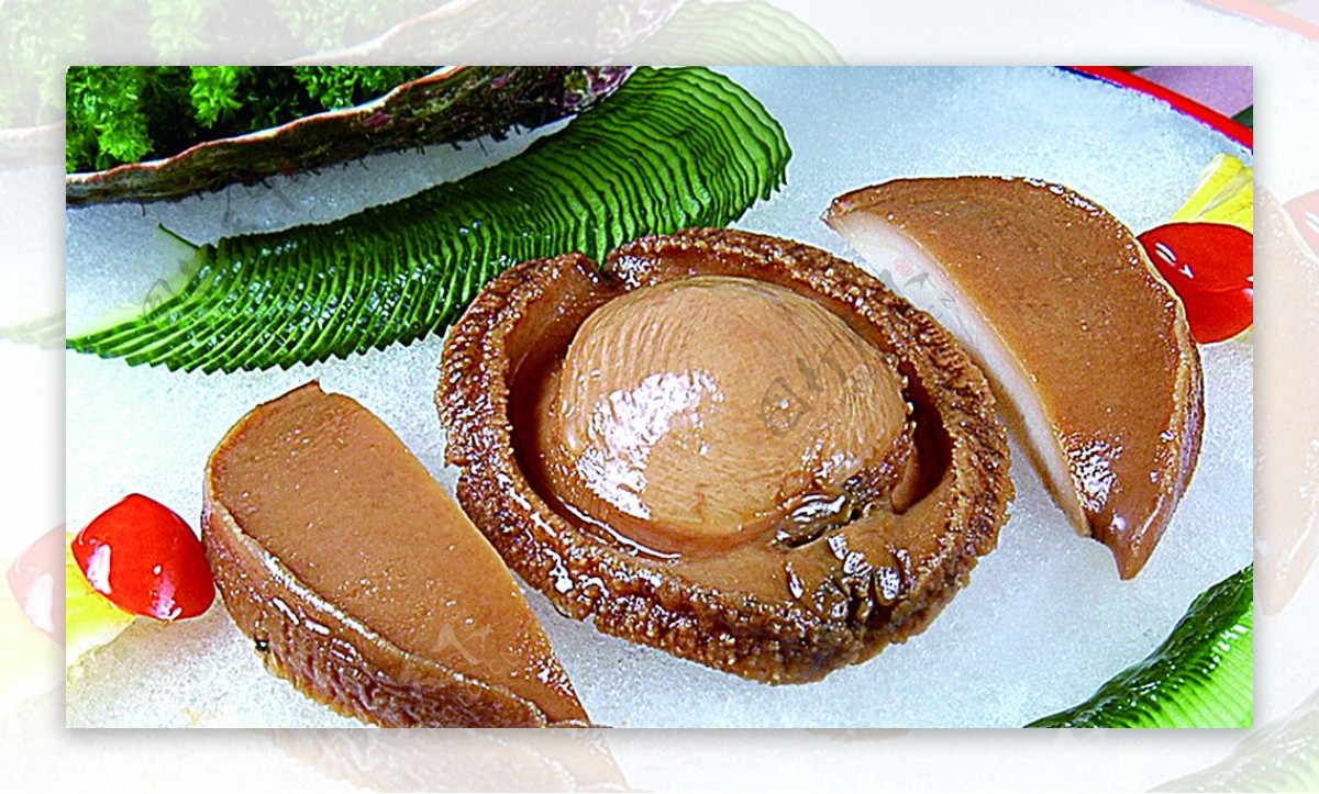 豫菜日式澳洲冰鲍图片