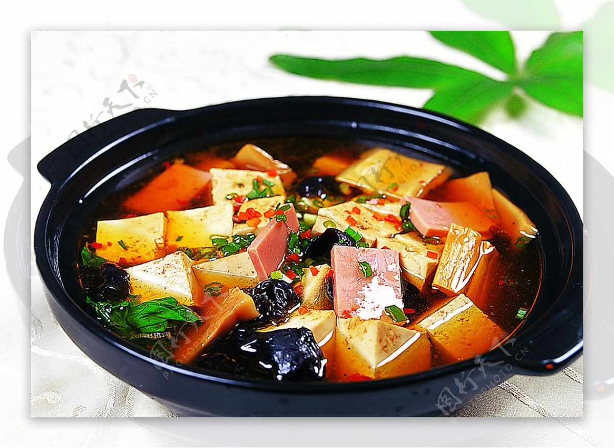豫菜山里兰笋炖豆腐图片