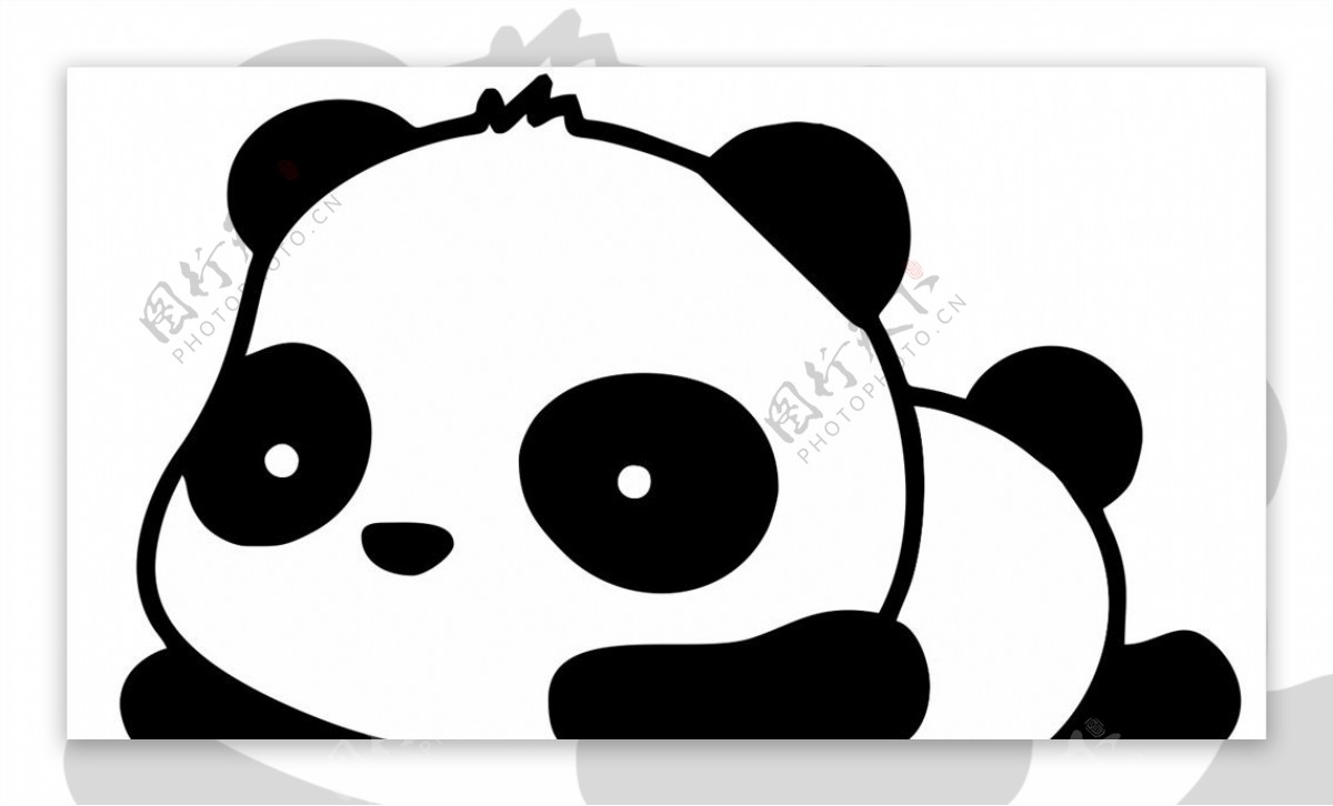 车贴熊猫图片