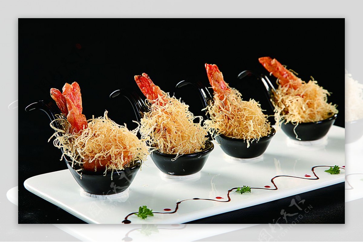 南北热菜法式金丝大虾图片