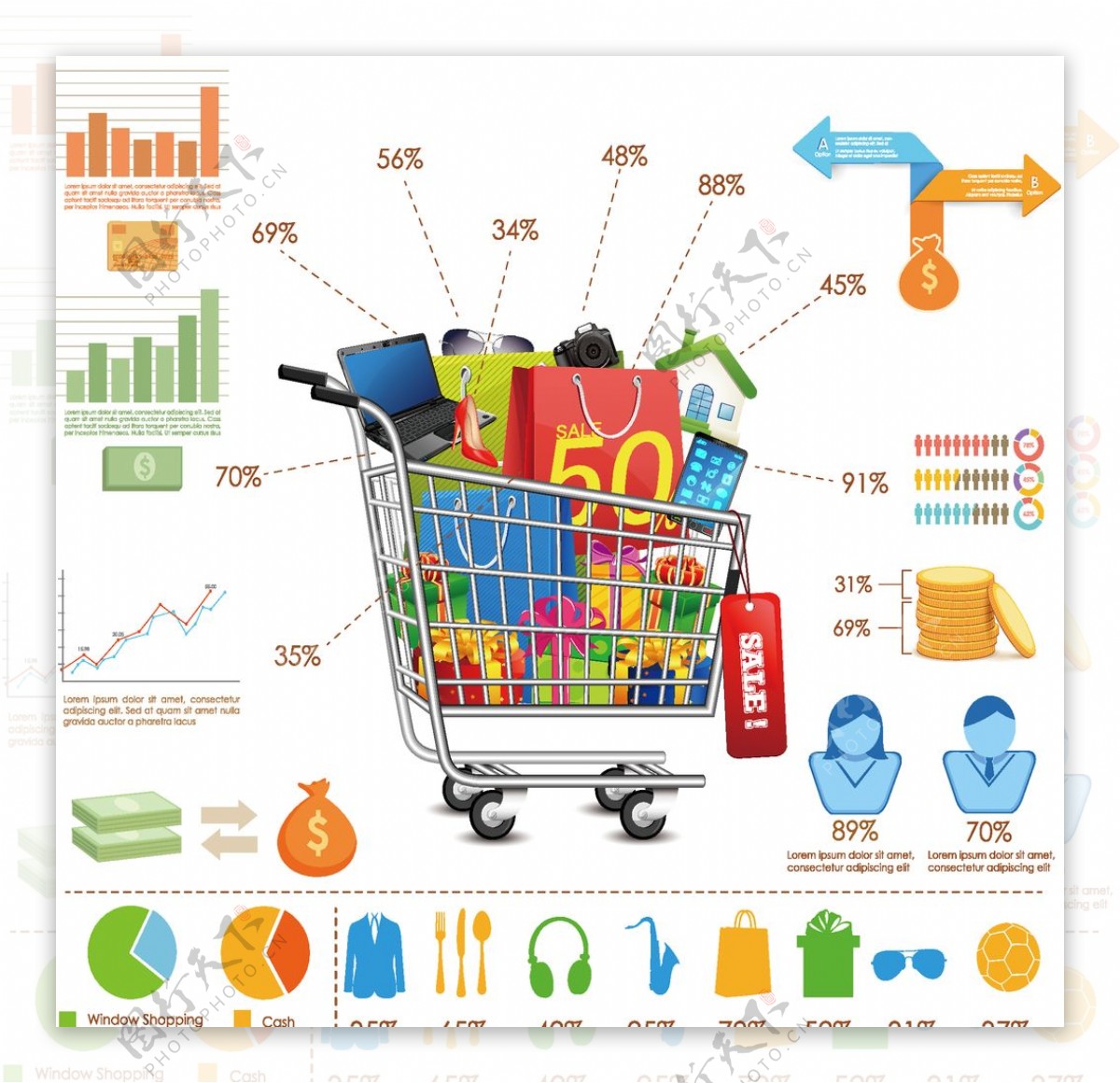 购物数据表图片