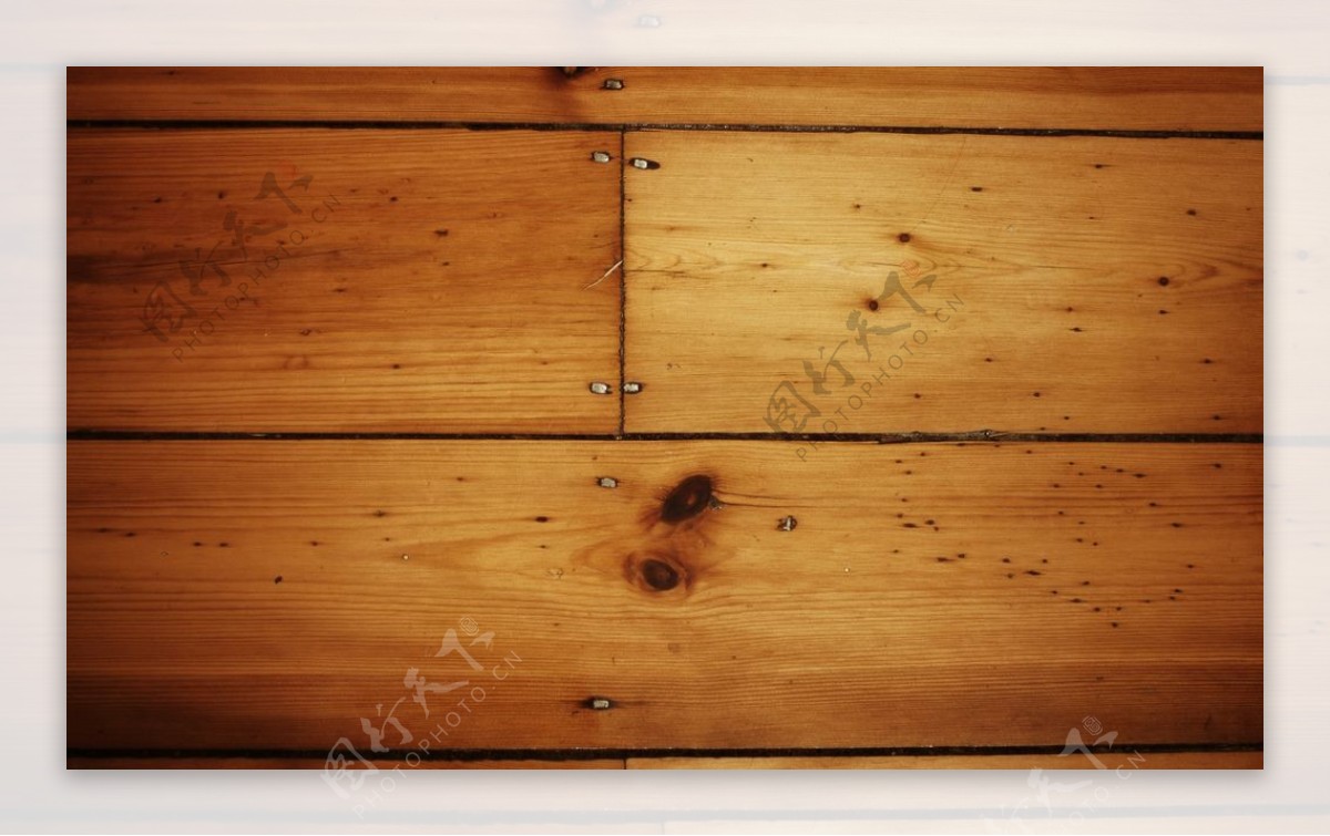 钉子衔接的木板背景图片