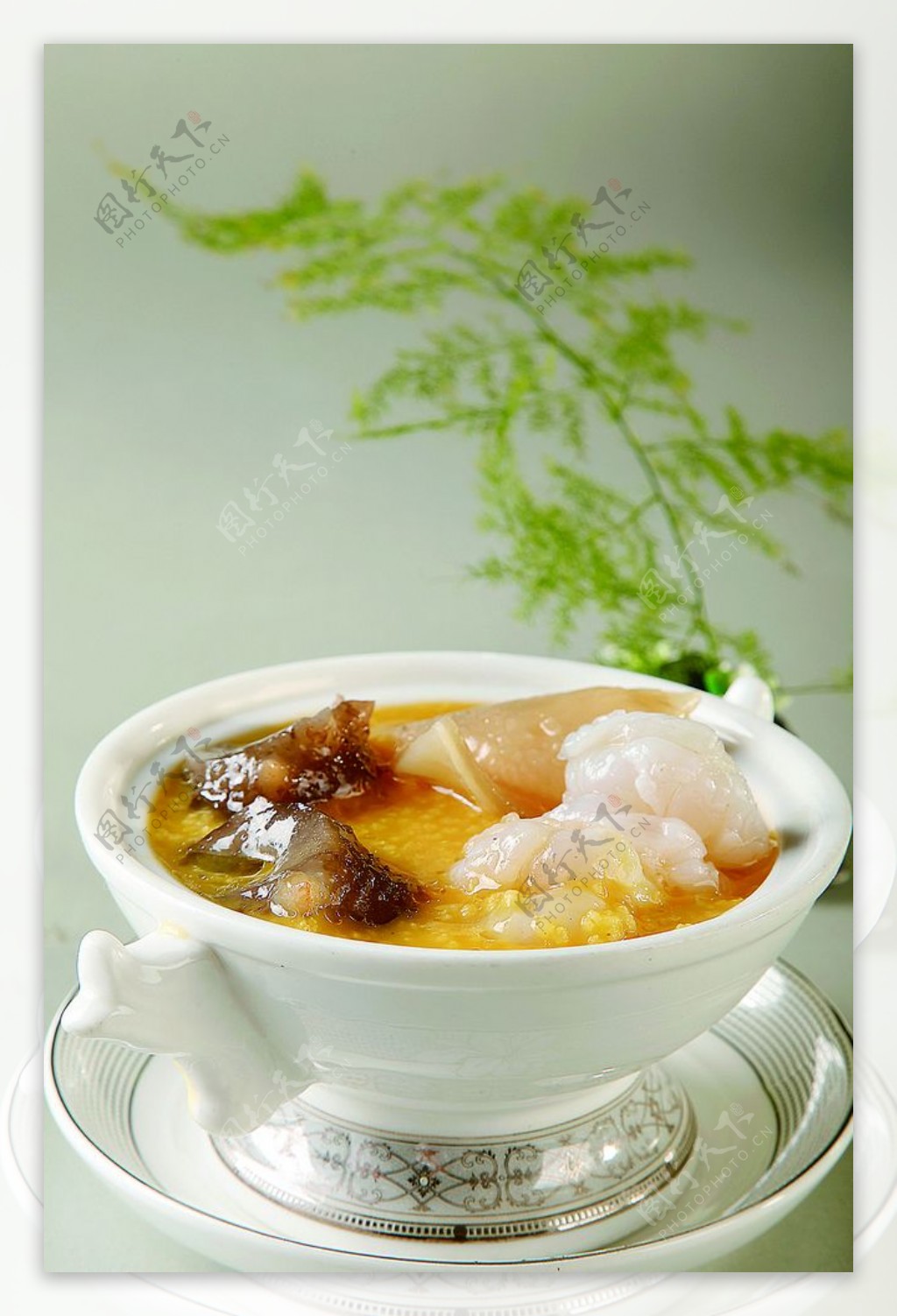 小米粥浸海三宝图片