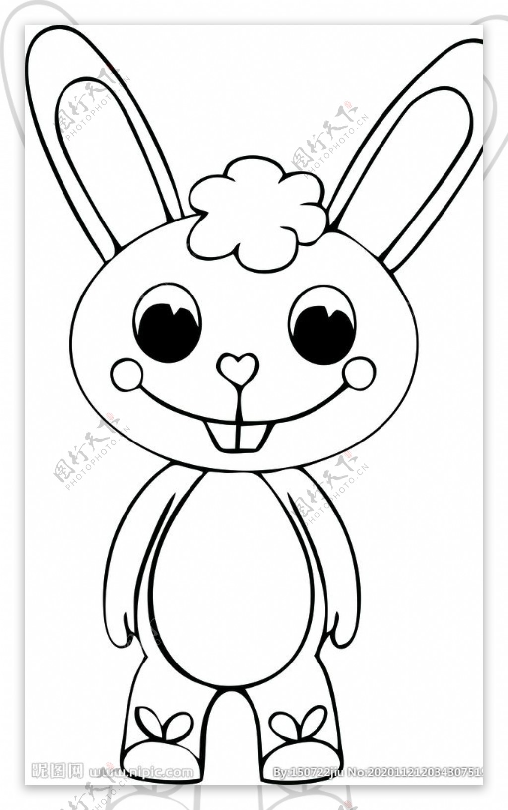 兔子卡通卡通手办图片