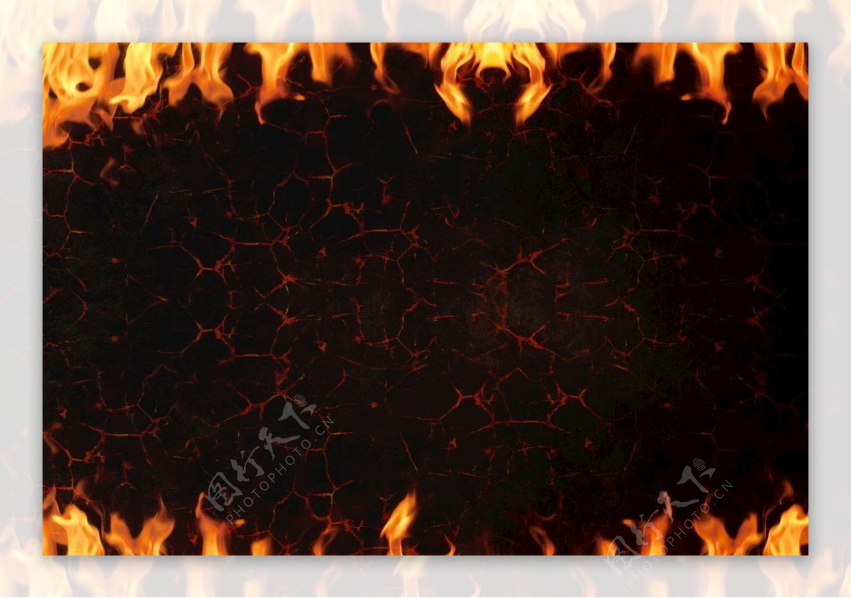 火岩浆背景图片