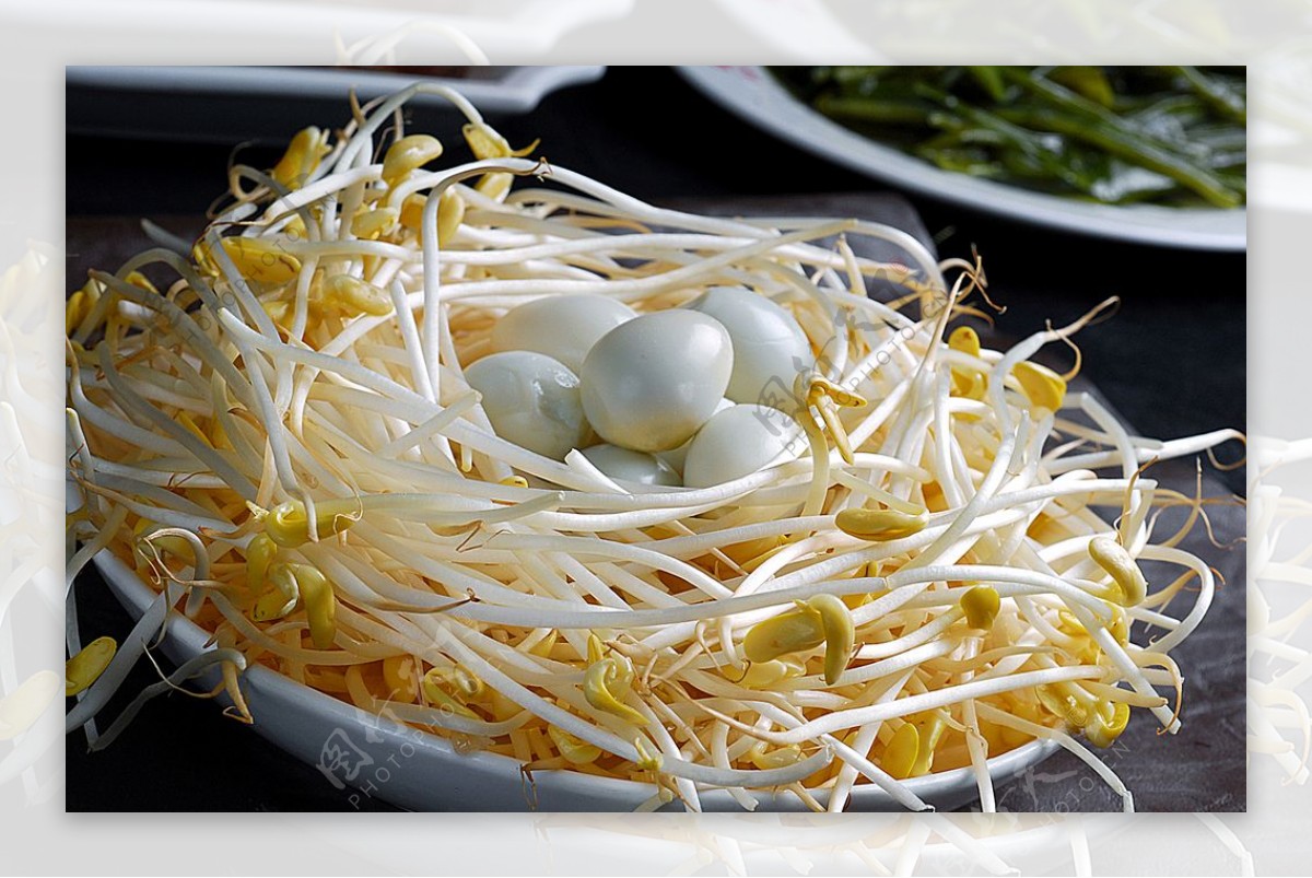 火锅配菜类鸟巢图片