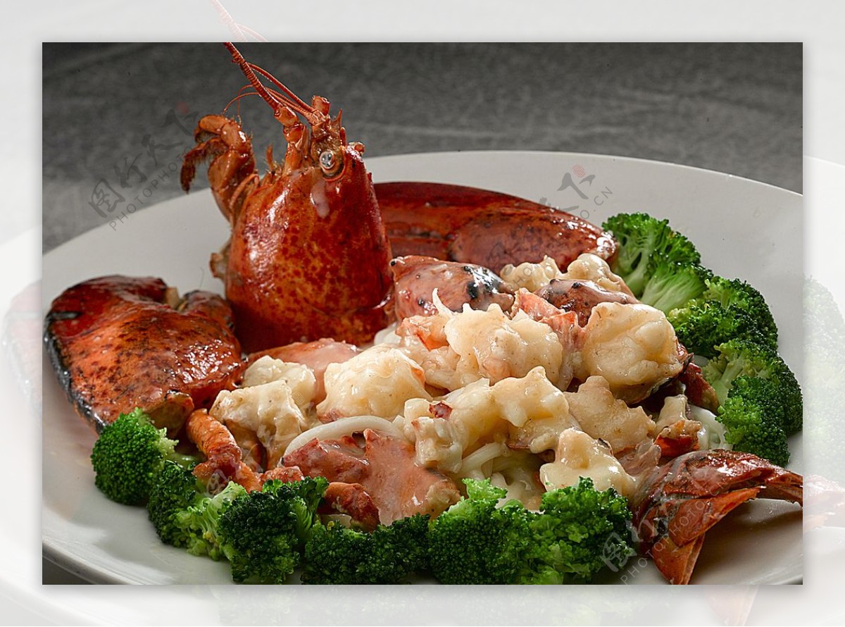 海鲜上汤焗波斯顿龙虾图片
